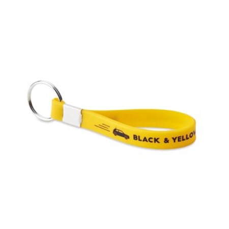 Μπρελόκ σιλικόνης (ΚΜ 4001) - Κίτρινο