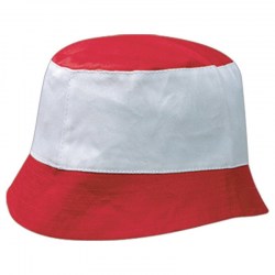 Καπέλο θαλάσσης  B 2540 Λευκό με κόκκινο