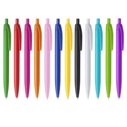 Πλαστικό στυλό STIX (WH 0108) - 12 Χρώματα