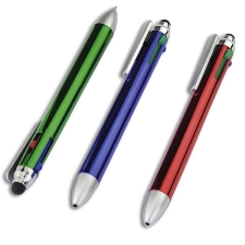 Plastic pen with 3 inks (M 004635)