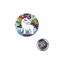 Clothes badge with pin 2.5 cm (Β 8930)