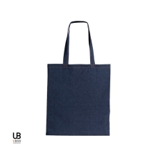 Bag with long handles made of denim fabric 32 x 42 cm 100% cotton (Ubag Dallas 4054)