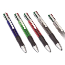 Plastic pen with 4 inks (M 001655)