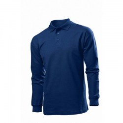 Polo Long Sleeve B ST3400 Σκούρο μπλε