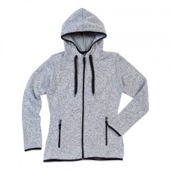 Γυναικεία Ζακέτα fleece B ST5950 Γκρι ανοιχτό