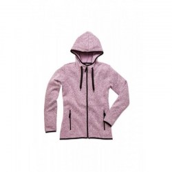 Γυναικεία Ζακέτα fleece B ST5950 Μωβ ανοιχτό