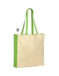 Τσάντα αγοράς 38 x 42 x 10εκ. (Berkeley) natural-apple green