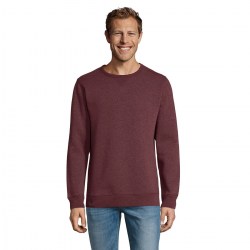 Unisex φούτερ (Sully 02990) heather oxblood